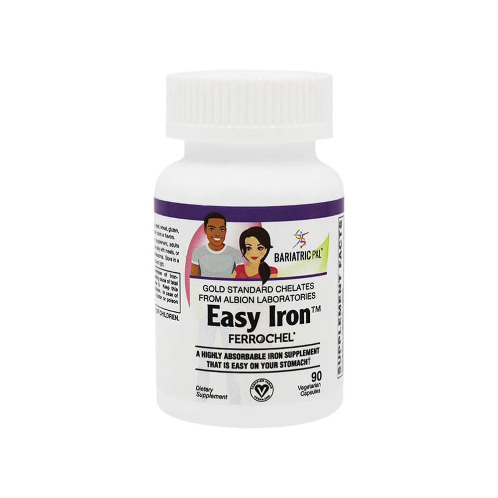 Easy Iron™ (25mg) Capsules by BariatricPal - Highly Absorbable & Easy On Your Stomach!