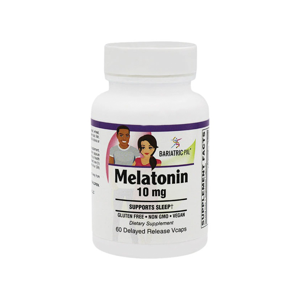 Melatonin Delayed-Release 10mg Capsules (60ct) - Supports Sleep! by BariatricPal
