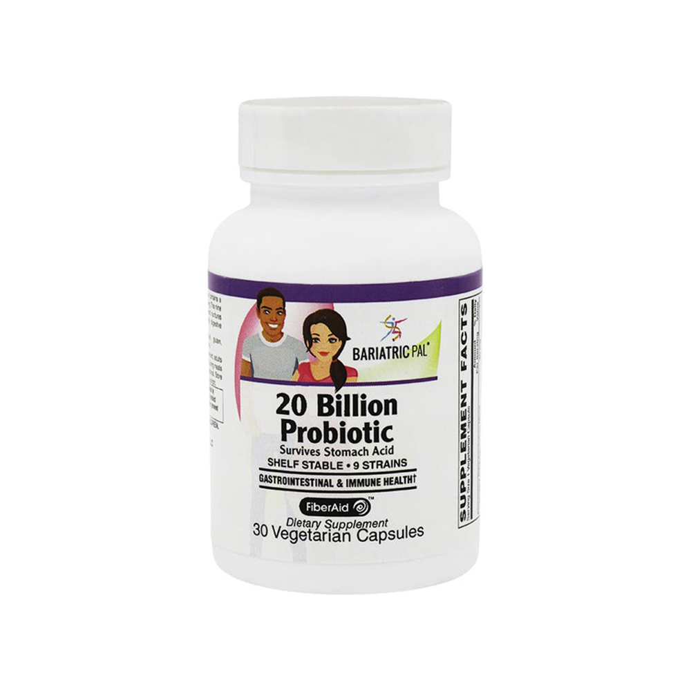 Prebiotic & Probiotic 20 Billion CFU Gastrointestinal & Immune Health Capsules with FiberAid™